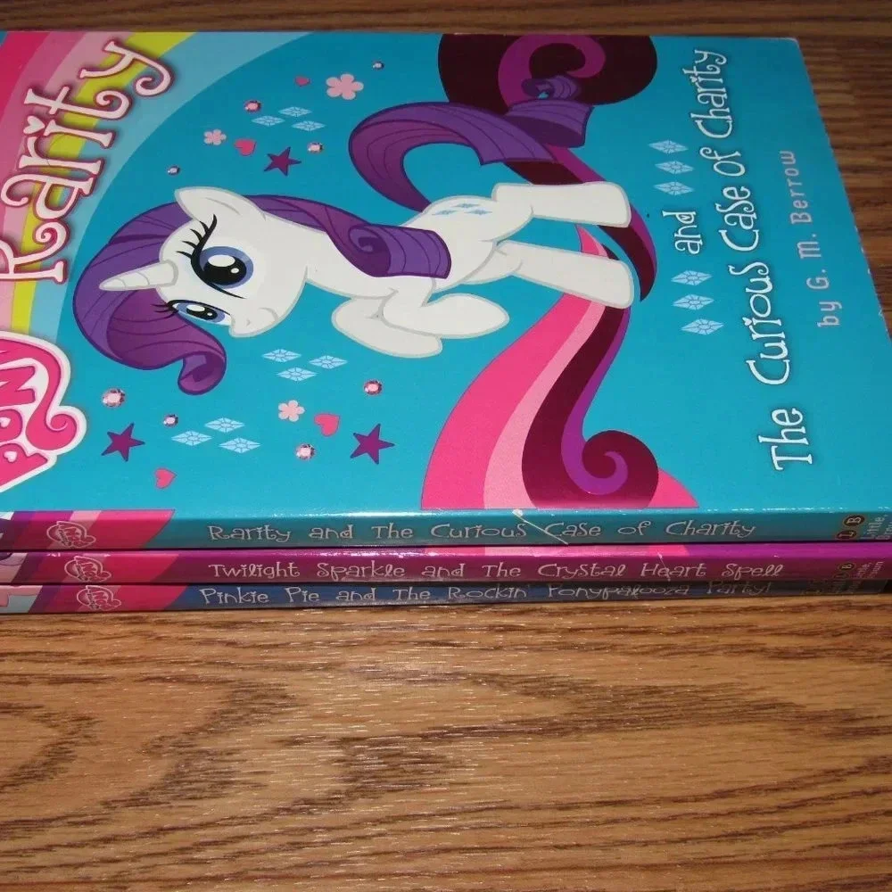 MY LITTLE PONY Chapter Lot (3) books Lot~Rarity~Twilight Sparkle~Pinkie Pie - Picture 3 of 3